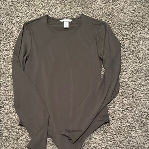 H&M Olive green Long Sleeve Bodysuit